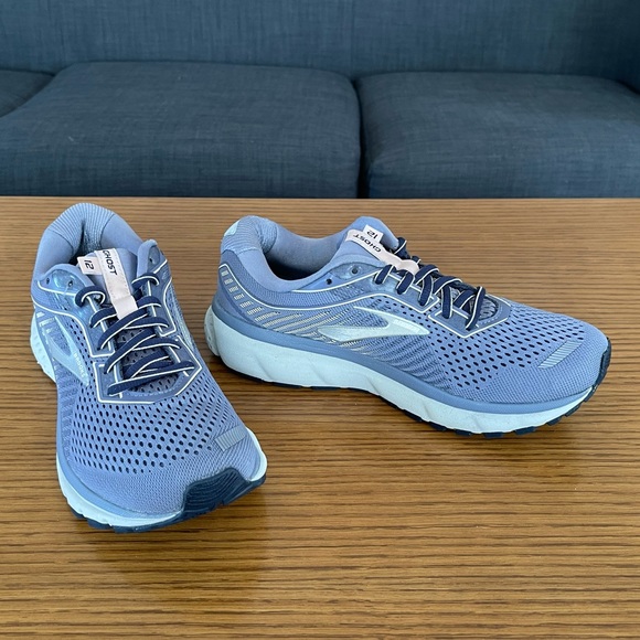 Brooks Ghost 12 Sneaker 1203051B086 Women’s Size 7.5 Grey Blue - Picture 15 of 15